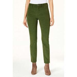 Calvin Klein Jeans Petite High-Rise Stretch Corduroy Bootcut Jeans Sz 27P Thyme